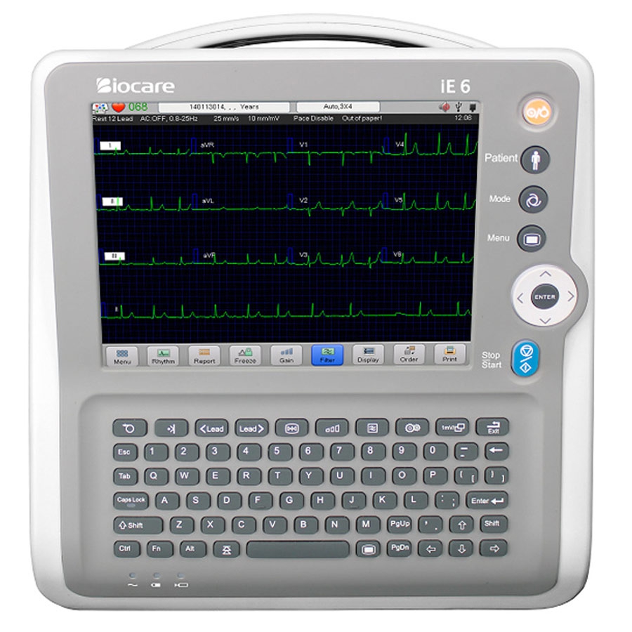Electrocardiographe Biocare iE 6 Wifi avec calcul et interprétation g1