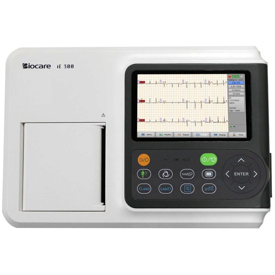 Electrocardiographe Biocare iE300 avec calcul et interprétation g1