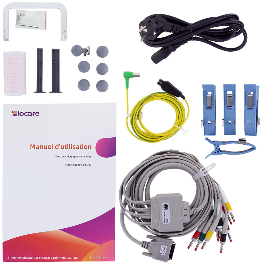 Electrocardiographe Biocare iE300 avec calcul et interprétation g5